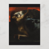 Carte Postale Baiser du Sphinx par Franz von Stuck (Devant)