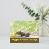 Carte Postale Baiser en caoutchouc Ducky et Écureuil (Debout devant)