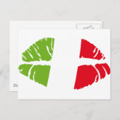 Carte Postale baiser italie (Devant / Derrière)