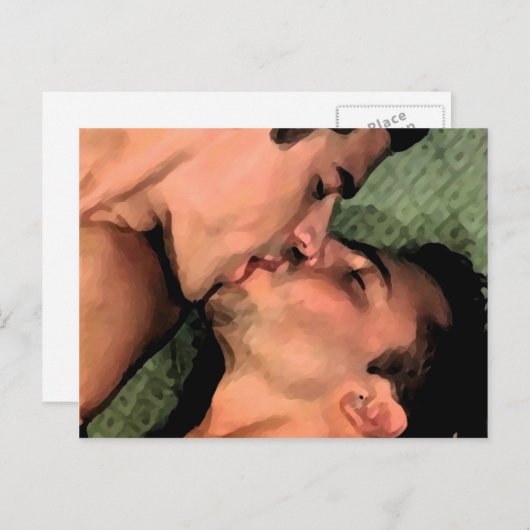 Carte Postale Baiser latin (Devant / Derrière)