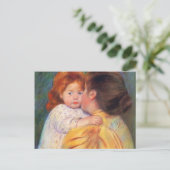 Carte Postale Baiser maternel, Mary Cassatt (Debout devant)