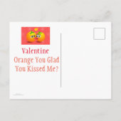 Carte Postale Baiser Oranges Saint-Valentin (Dos)