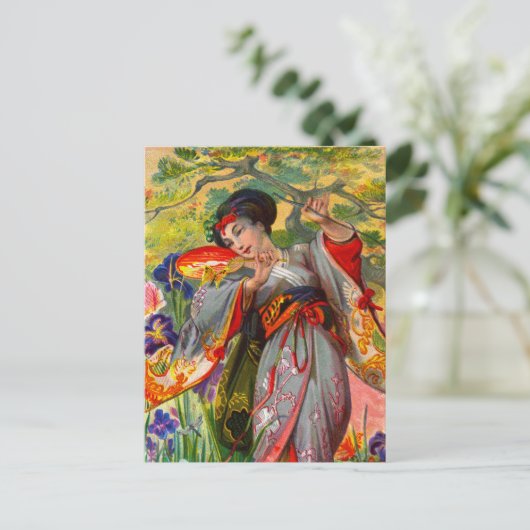 Carte postale Baiser Papillon (Debout devant)