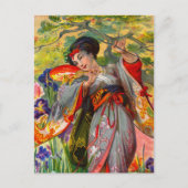 Carte postale Baiser Papillon (Devant)