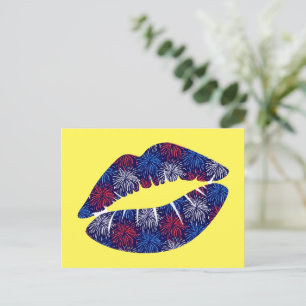 Carte Postale Baiser patriotique