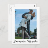 Carte Postale Baiser Sailor, Sarasota, FL (Devant / Derrière)