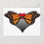 Carte Postale Baisers à papillon (Devant)