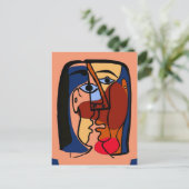 Carte Postale Baisers Abstraits (Debout devant)