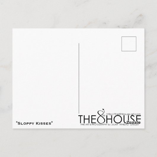 Carte Postale "Baisers bâclés" (Dos)