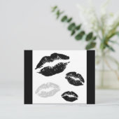 Carte Postale baisers-blackwhitegrey (Debout devant)