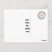 Carte Postale Baisers de France SARKOZY (Dos)