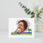 Carte Postale Baisers de Jamaïque BOB (Debout devant)
