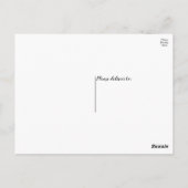 Carte Postale Baisers de papillon Papillons Mariage Noir Blanc (Dos)