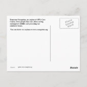 Carte Postale Baisers d'Orangutan pour la conservation (Dos)