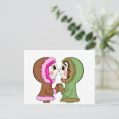 Carte Postale baisers eskimo (Debout devant)