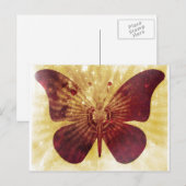 Carte postale Baisers papillon (Devant / Derrière)
