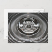 Carte Postale Baisses et citations de l'eau (Devant / Derrière)