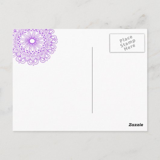 Carte Postale Bajidoo Henna Tattoo Work NO2 (Dos)