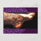 Carte Postale Bajidoo Henna Tattoo Work NO2 (Devant)