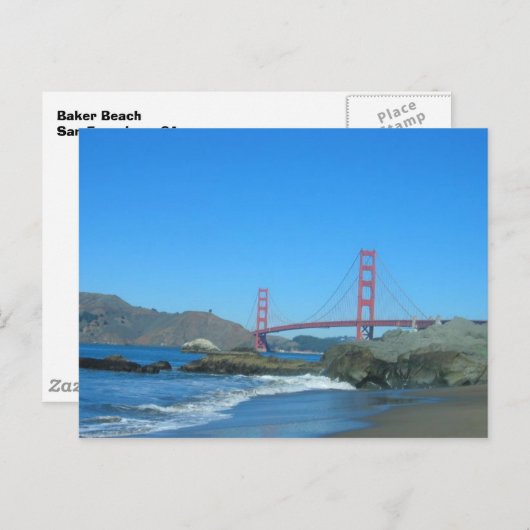 Carte Postale Baker Beach (Devant / Derrière)