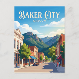 Carte Postale Baker City, Oregon