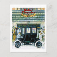 Baker Electric Cars - Annonce Vintage