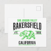 Carte Postale Bakersfield (Devant / Derrière)