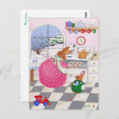 Carte postale Baking Bunny (Devant / Derrière)