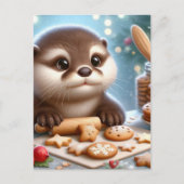 Carte Postale Baking de Noël de Otter (Devant)
