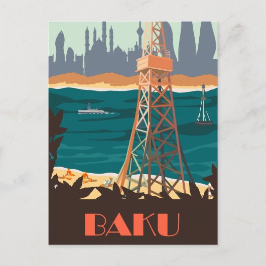 Carte Postale Bakou (Devant)