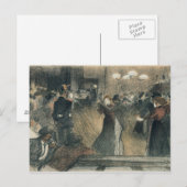 Carte Postale Bal à la Barrière (Devant / Derrière)