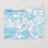 Carte Postale BAL CARNAVALESQUE Bal masqué vénitien (Dos)