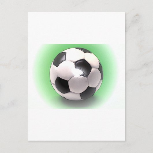 Carte Postale Bal de football britannique (Devant)