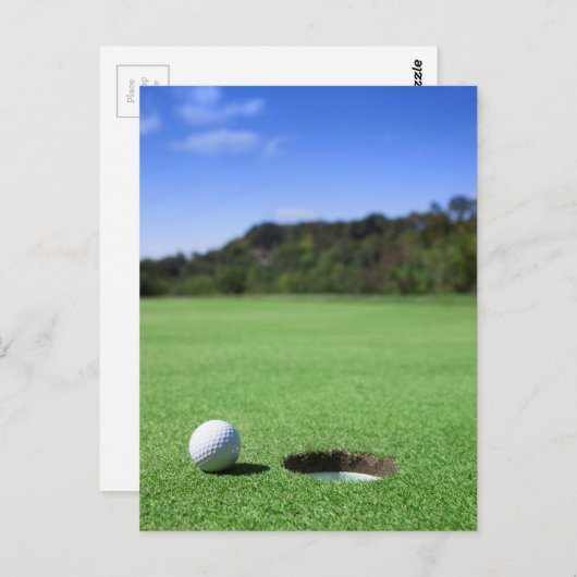 Carte Postale Bal de golf (Devant / Derrière)