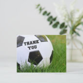 Carte Postale Bal de soccer classique Merci (Debout devant)