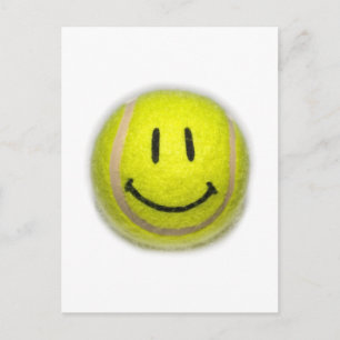 Carte Postale Bal de tennis Face