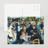 Carte Postale Bal Du Moulin De La Galette Pierre Auguste Renoir (Devant / Derrière)