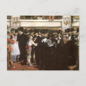 Carte Postale Bal masqué à l'Opéra par Édouard Manet (Devant)