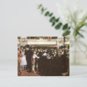 Carte Postale Bal masqué à l'Opéra par Édouard Manet (Debout devant)