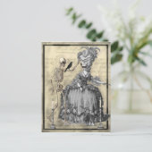 Carte Postale Bal Masquerade Halloween (Debout devant)