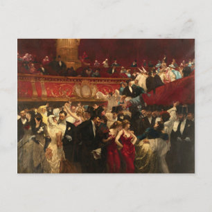 Carte Postale Bal Masquerade - Hermans