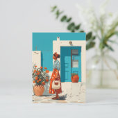 Carte Postale Balade à la méditerranée (Debout devant)