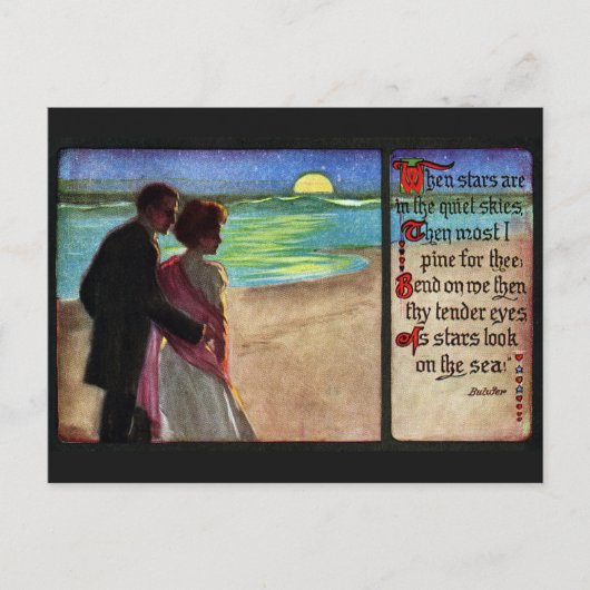 Carte Postale Balade au clair de lune (Devant)