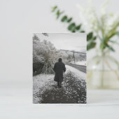 Carte Postale Balade dans la neige (Debout devant)