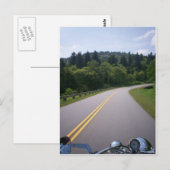 Carte Postale Balade en moto Blue Ridge (Devant / Derrière)