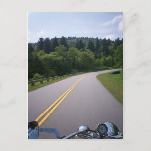 Carte Postale Balade en moto Blue Ridge