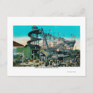 Carte Postale Balades d'attractions au Pike, Long Beach