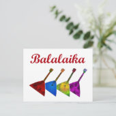 Carte Postale Balalaika (Debout devant)