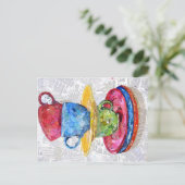 Carte Postale Balance - collage (Debout devant)