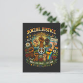 Carte Postale Balance de la justice (Debout devant)